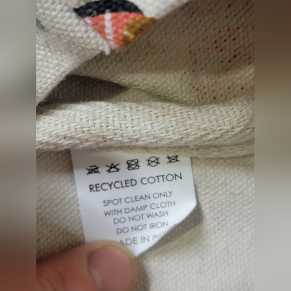 ECCOLO Moth Menagerie Recycled Cotton Tote - Picture 5 of 5